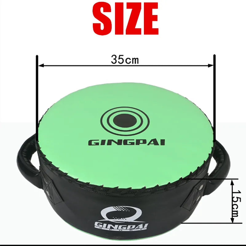 35*15Cm Boxing Target Durable PU Punching Pads MMA Kick Muay Thai Martial Arts Shield Big round Heavy Fighting Chest Protection