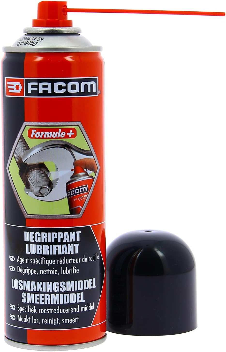 - Degrippant-Lubrifiant, Agent Pénétrant Et Antirouille, Aerosol 300 Ml