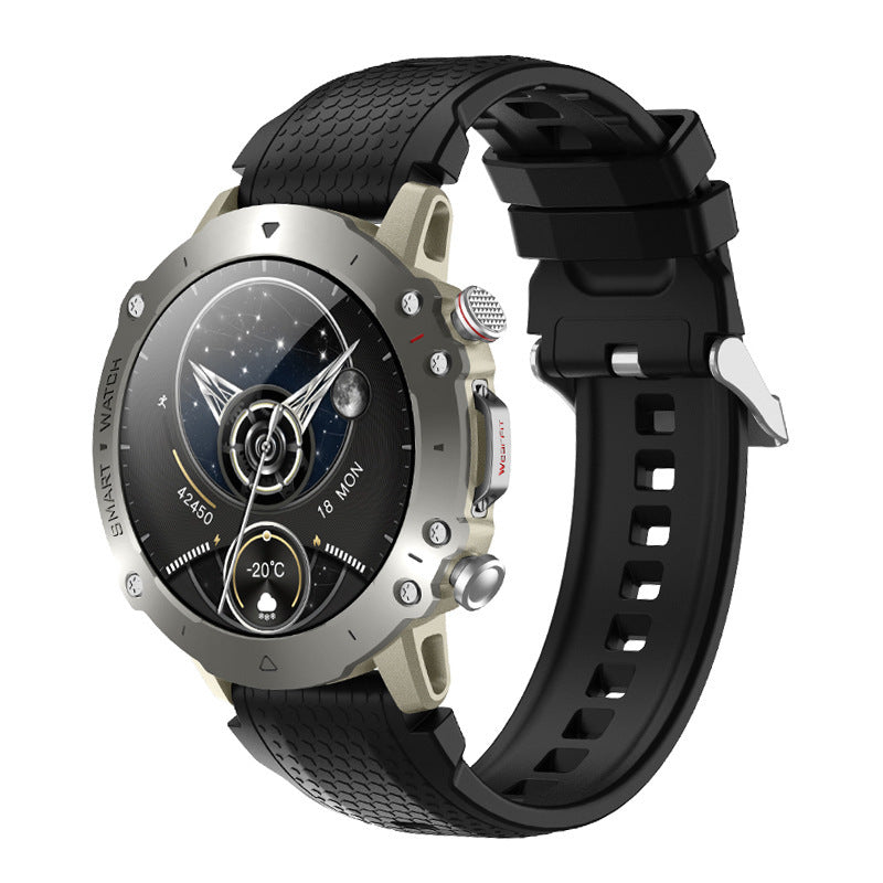 Assistant vocal intelligent Bluetooth, fréquence cardiaque du taux de sucre dans le sang, plus qu'une montre intelligente de sport