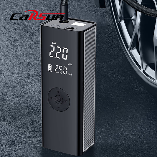 Pompe à pneu de voiture CARSUN, Compresseur , Gonfleur d'air portable avec lampe Led