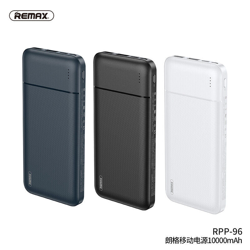 REMAX Lango Series 10000Mah 20000Mah 30000Mah 2USB Power Bank Batterie Externe