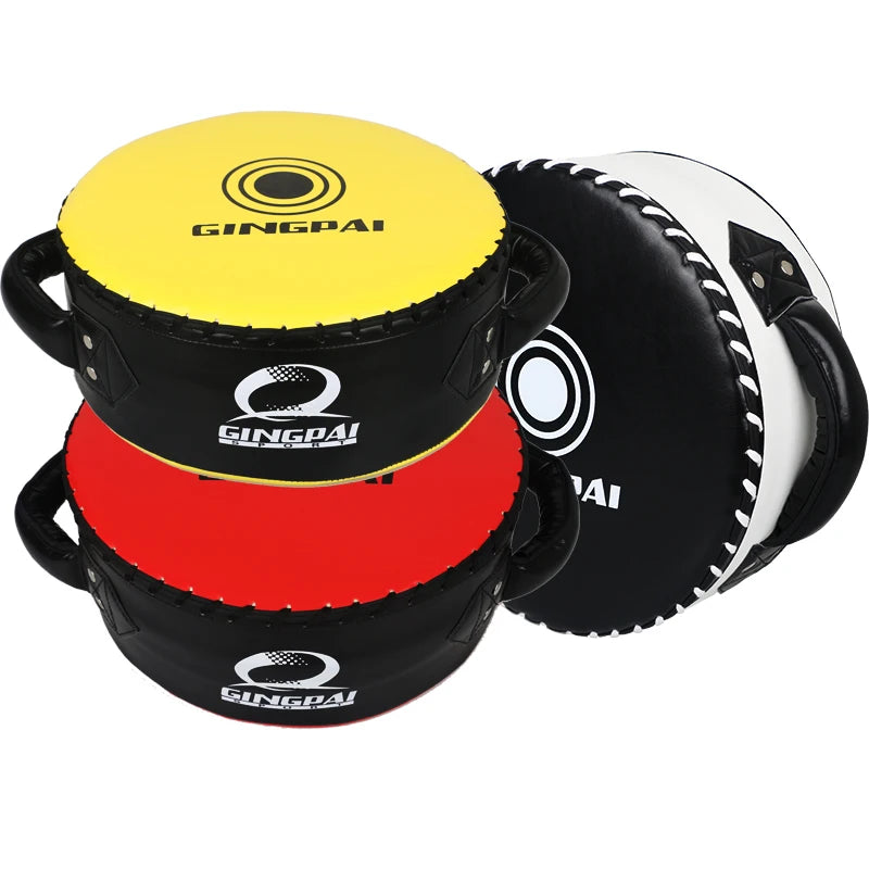 35*15Cm Boxing Target Durable PU Punching Pads MMA Kick Muay Thai Martial Arts Shield Big round Heavy Fighting Chest Protection