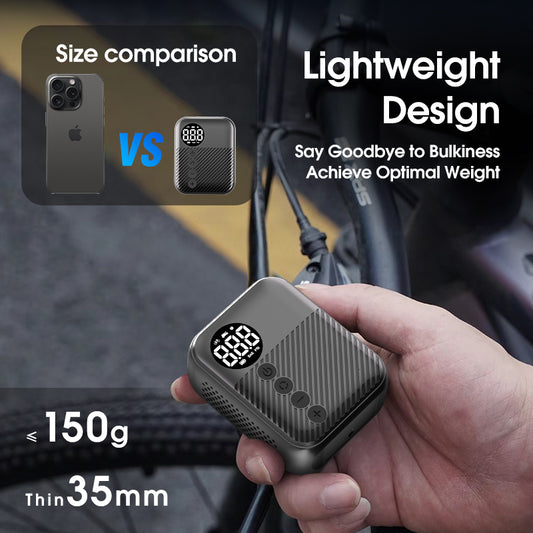 compresseur d'air portable Carsun T-2161 ,Gonfleur de pneu 150 PSI